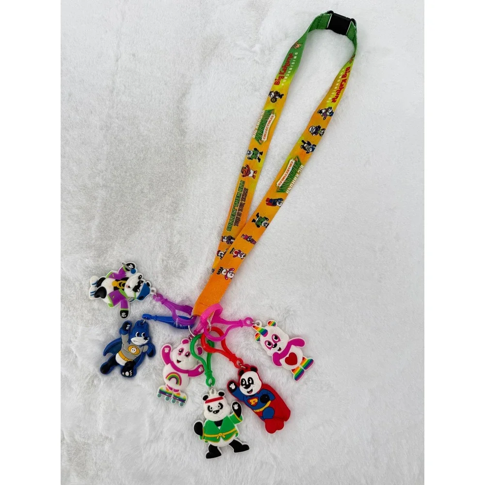 Big‎ Kahuna Fundraising Panda Lanyard Kids OS Multicolor Collectible Charms